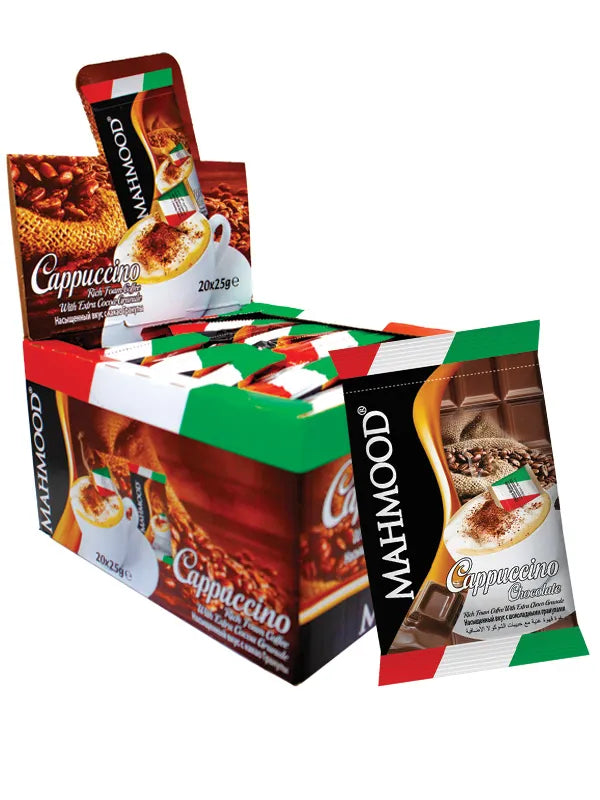 Mahmood Cappuccino Sticks – Schokolade, 20 × 25 g
